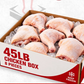 Frozen Cut Whole Chicken Box (45 lb)